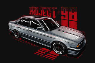 Ilustracja BMW E34