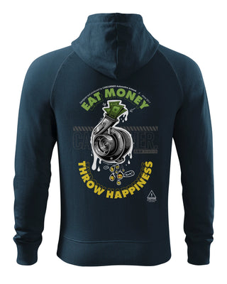 Bluza z zamkiem - Happy Turbo – Eat Money Throw Happiness