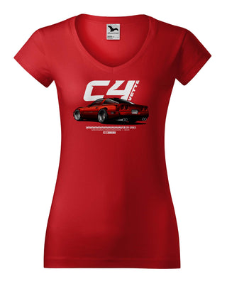 Koszulka V-neck - Chevrolet Corvette C4