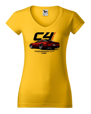 Koszulka V-neck - Chevrolet Corvette C4