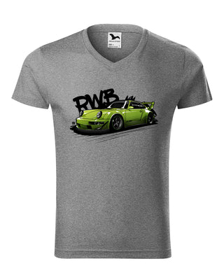 Koszulka V-neck - Porsche 911 964 RWB