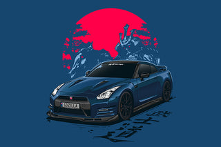 Ilustracja Nissan R35 GTR